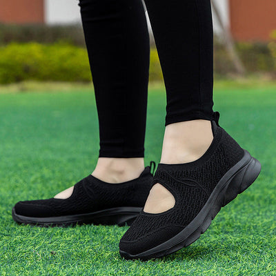 Damen Atmungsaktive Slip-On Performance Sneakers mit strukturiertem Support Fudus