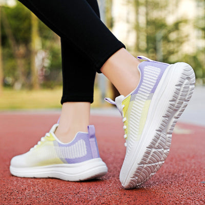 Damen Atmungsaktive Strick Lauf Sneaker Fudus
