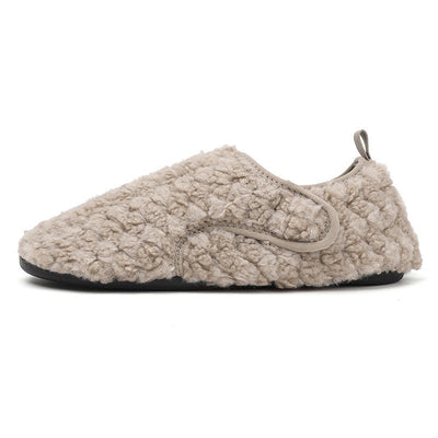 Damen Gemütliche Fleece Hausschuhe Fudus