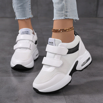 Damen Sneaker mit Klettverschluss und Luftpolsterung Fudus