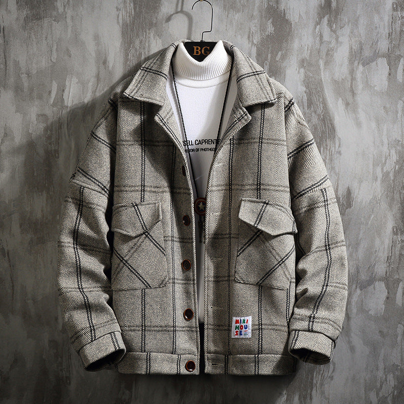 COUTURE™ KAROMUSTER-WOLLJACKE