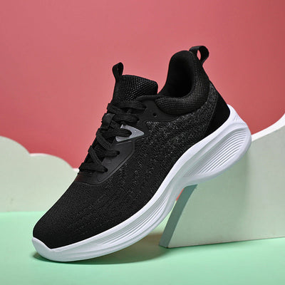 Damen Leichte Atmungsaktive Lauf Sneakers mit Gepolstertem Innensohle Fudus