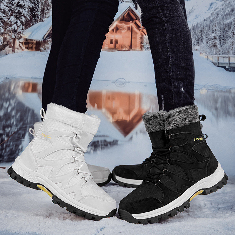 Damen Isolierte Winter Wanderschuhe mit Kunstfellfutter Fudus