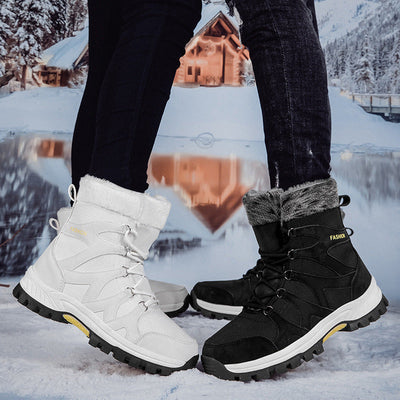 Damen Isolierte Winter Wanderschuhe mit Kunstfellfutter Fudus