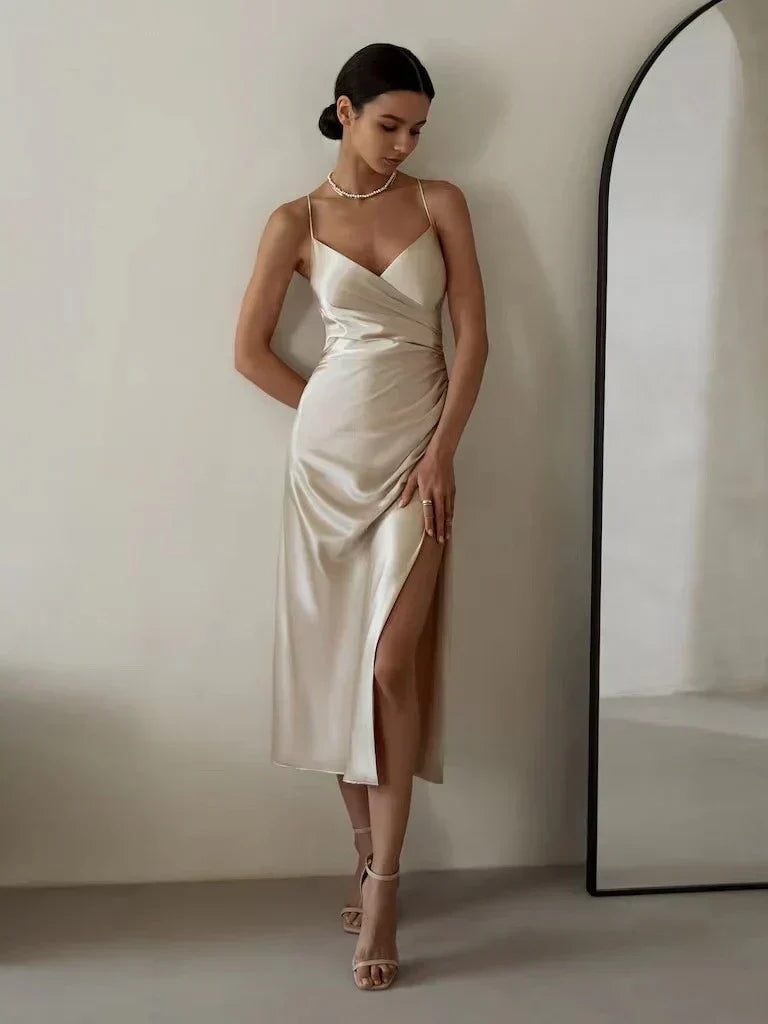 Belleora™ – Damen Kleid Trägerlos mit Eleganter Passform