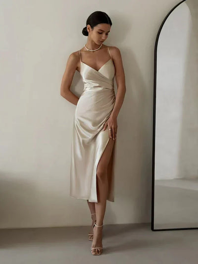 Belleora™ – Damen Kleid Trägerlos mit Eleganter Passform