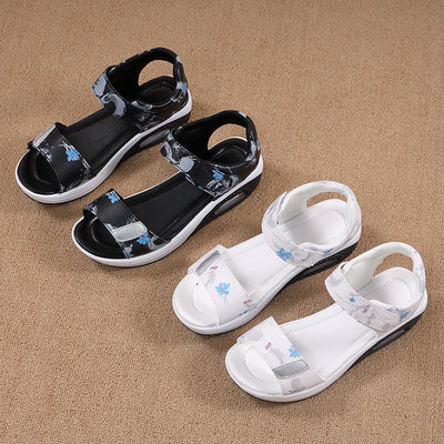 Damen Blumen-designed Komfort Sandalen Fudus