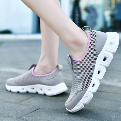 Damen Atmungsaktive Slip-On Mesh Sneaker Fudus