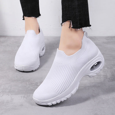 Damen Slip-On Air-Cushioned Running Sneakers Fudus