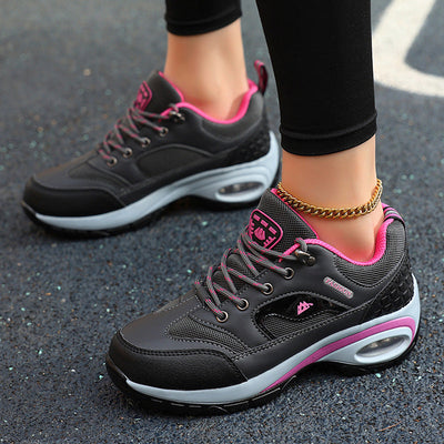 Damen leichte luftgepolsterte Sneakers mit atmungsaktiven Mesh-Panels Fudus
