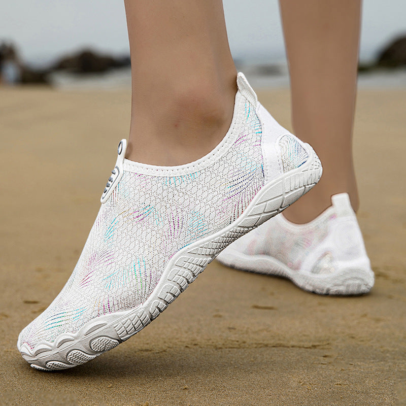 Damen Schnell-Trocknen Slip-On Aqua Schuhe Fudus