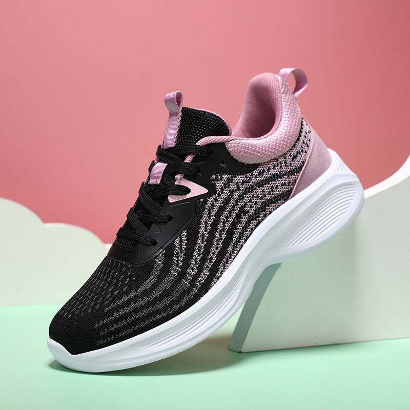 Damen Leichte Atmungsaktive Lauf Sneakers mit Gepolstertem Innensohle Fudus