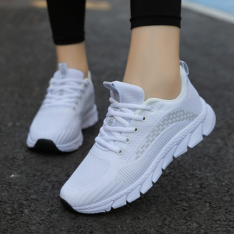 Damen Leichte Lauf Sneakers mit Atmungsaktivem Strick-Obermaterial Fudus
