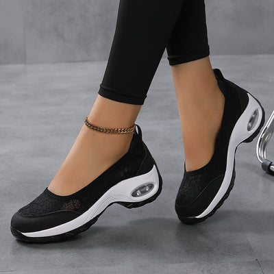 Damen Atmungsaktive Spitzen Slip-On Sneaker Fudus