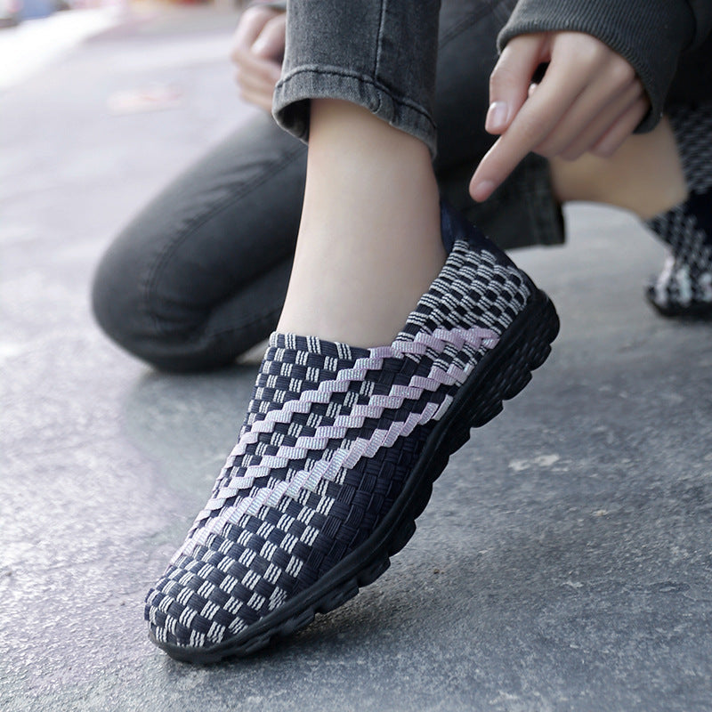 Damen Atmungsaktive Memory-Schaum Slip-On Sneaker Fudus