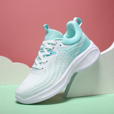 Damen Leichte Atmungsaktive Lauf Sneakers mit Gepolstertem Innensohle Fudus