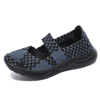 Damen Gewebe Komfort Slip-On Sneakers Fudus