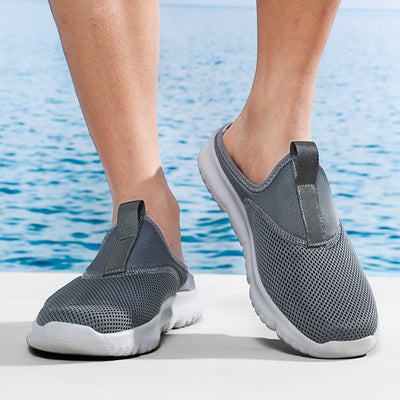 Damen atmungsaktive Slip-On Aqua Turnschuhe Fudus