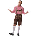 Rotes Oberteil + braune Hose