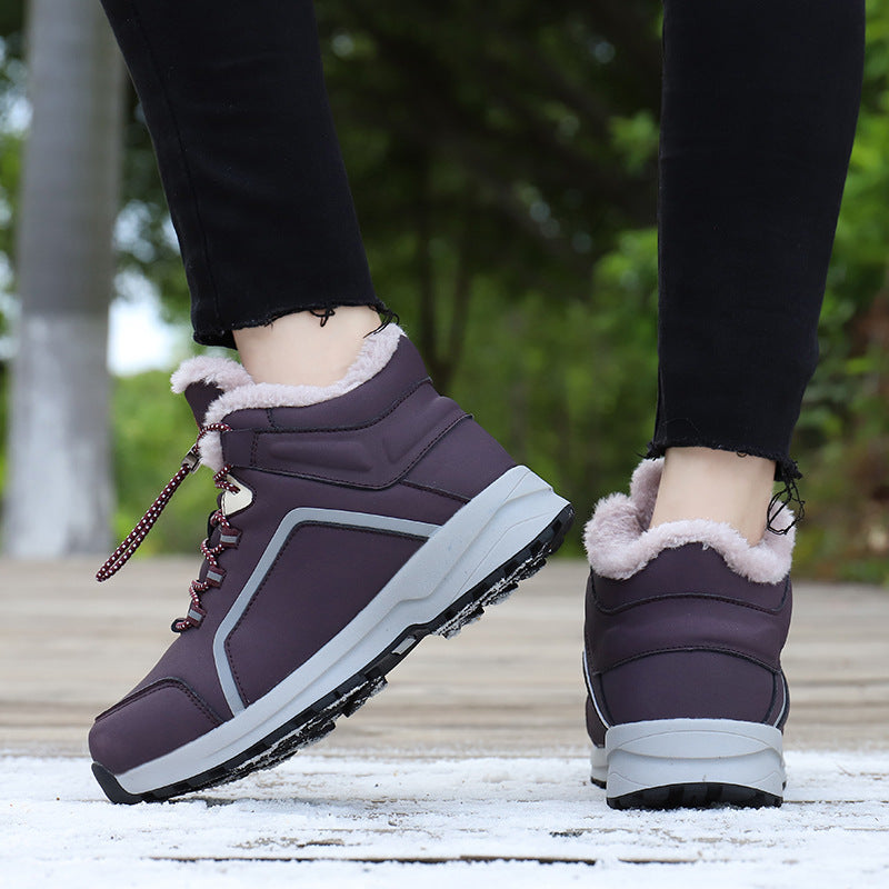 Damen isolierte Wanderschuhe mit plüschigem Futter Fudus