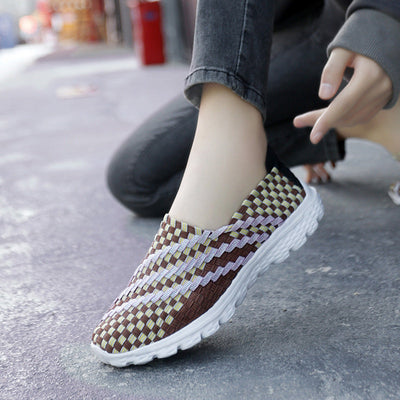 Damen Atmungsaktive Memory-Schaum Slip-On Sneaker Fudus