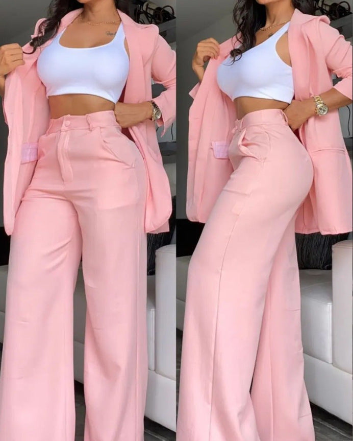 Damen-Hosenanzug | Weite Hose | Moderner Chic