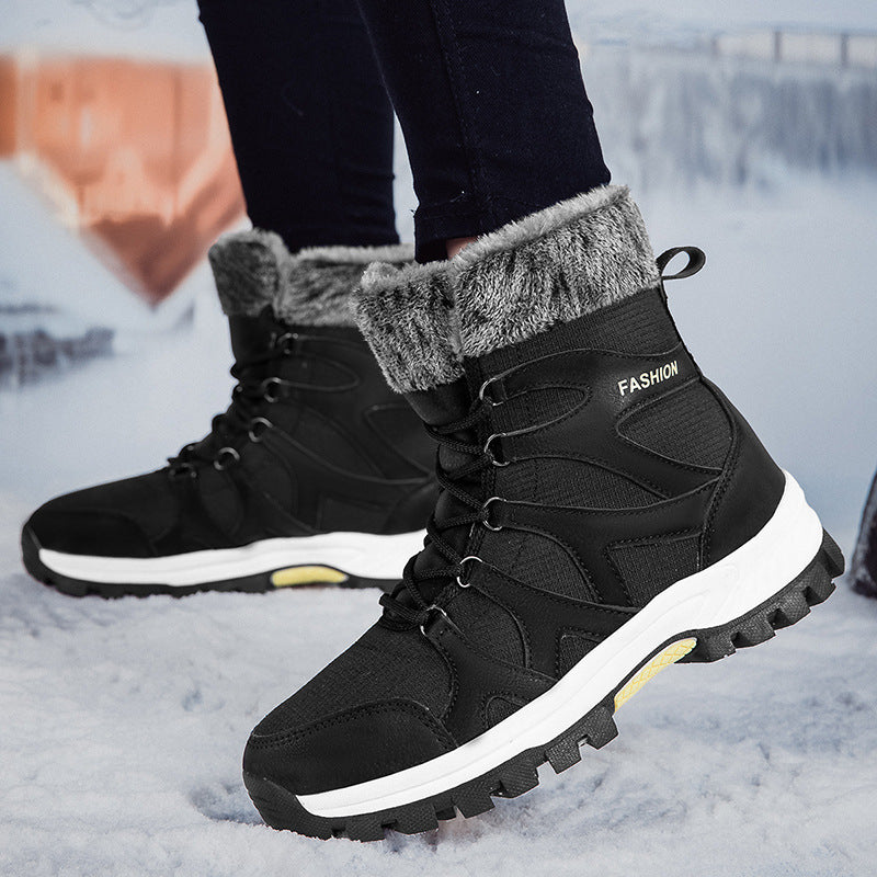 Damen Isolierte Winter Wanderschuhe mit Kunstfellfutter Fudus