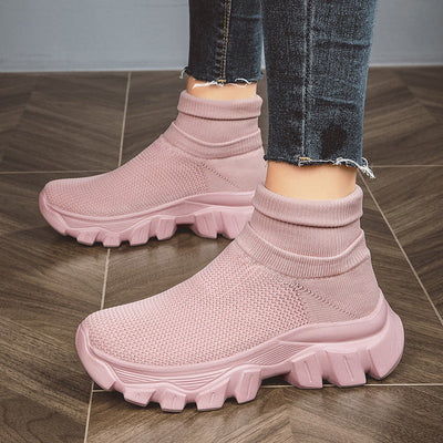 Damen High-Top Atmungsaktive Fitness Sneakers Fudus