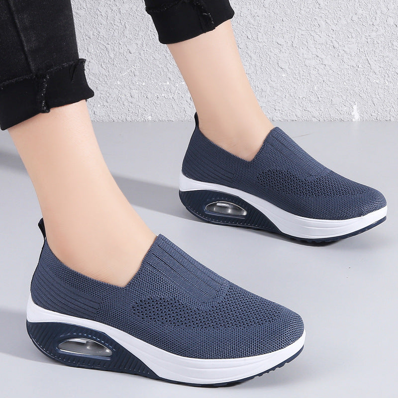 Damen Slip-On Atmungsaktive Lauf-Sneaker Fudus