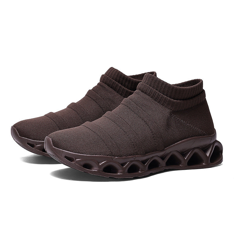 Damen Leichte Slip-On Sport Sneakers mit Atmungsaktivem Mesh-Design Fudus