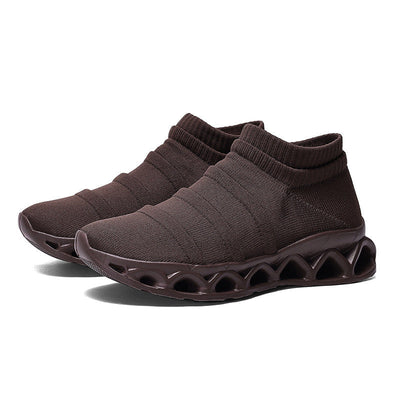 Damen Leichte Slip-On Sport Sneakers mit Atmungsaktivem Mesh-Design Fudus