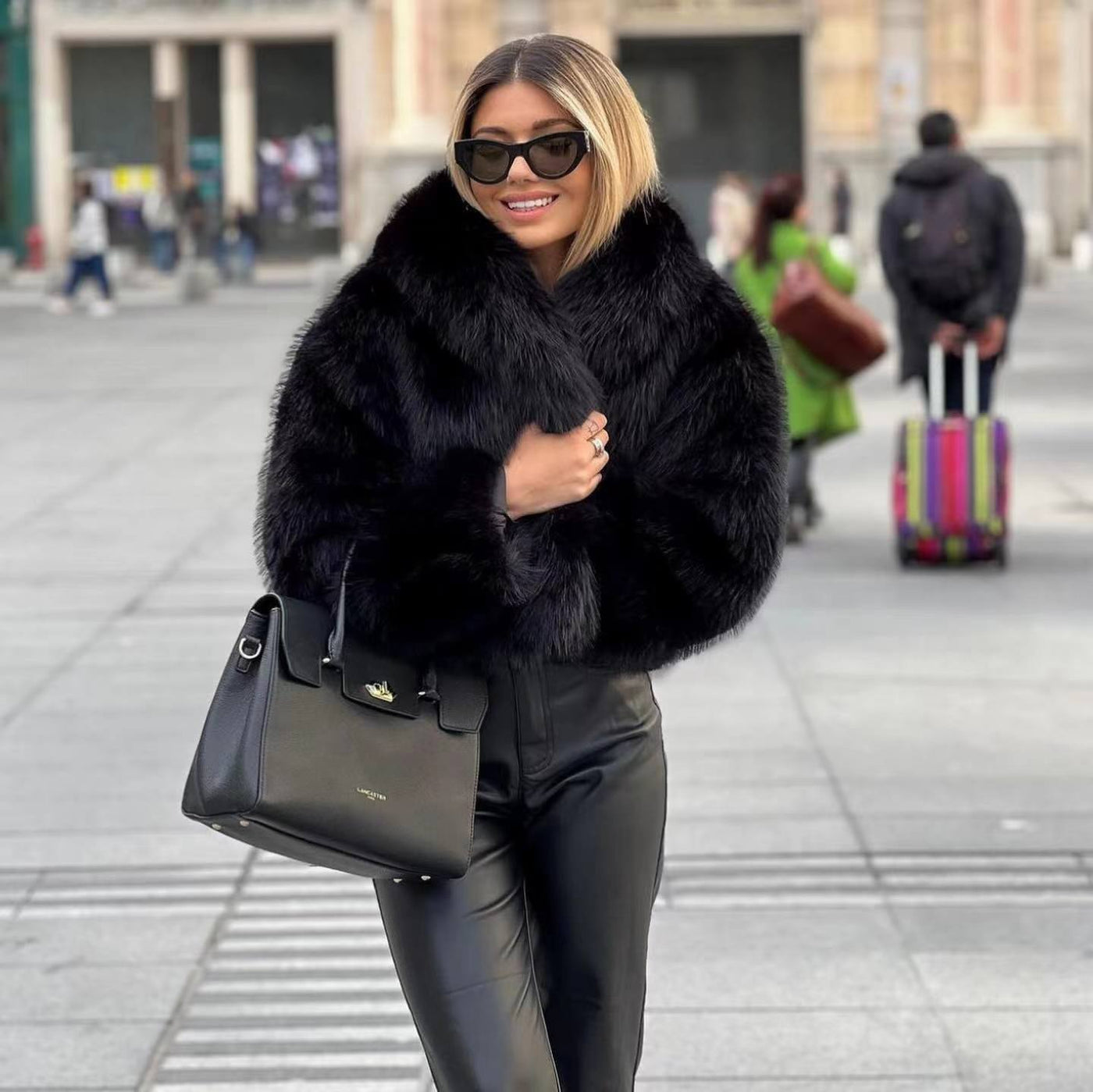 Elegante Damen Pelzjacke für stilvolle Winterlooks