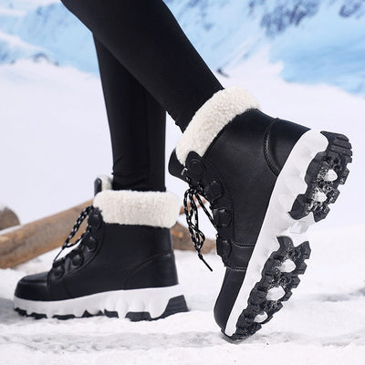 Damen Isolierte Hohe Winterstiefel Fudus