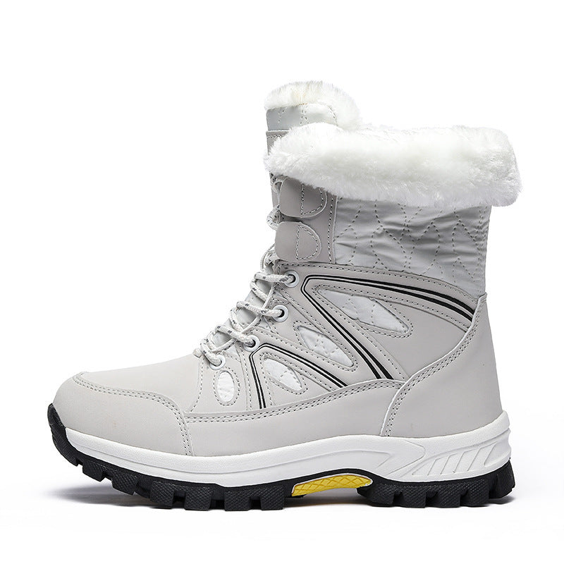 Damen isolierte Schneestiefel mit Kunstpelzfutter Fudus