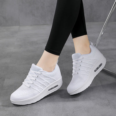 Damen Leichte Strick Lauf Sneaker mit Luftpolster Unterstützung Fudus