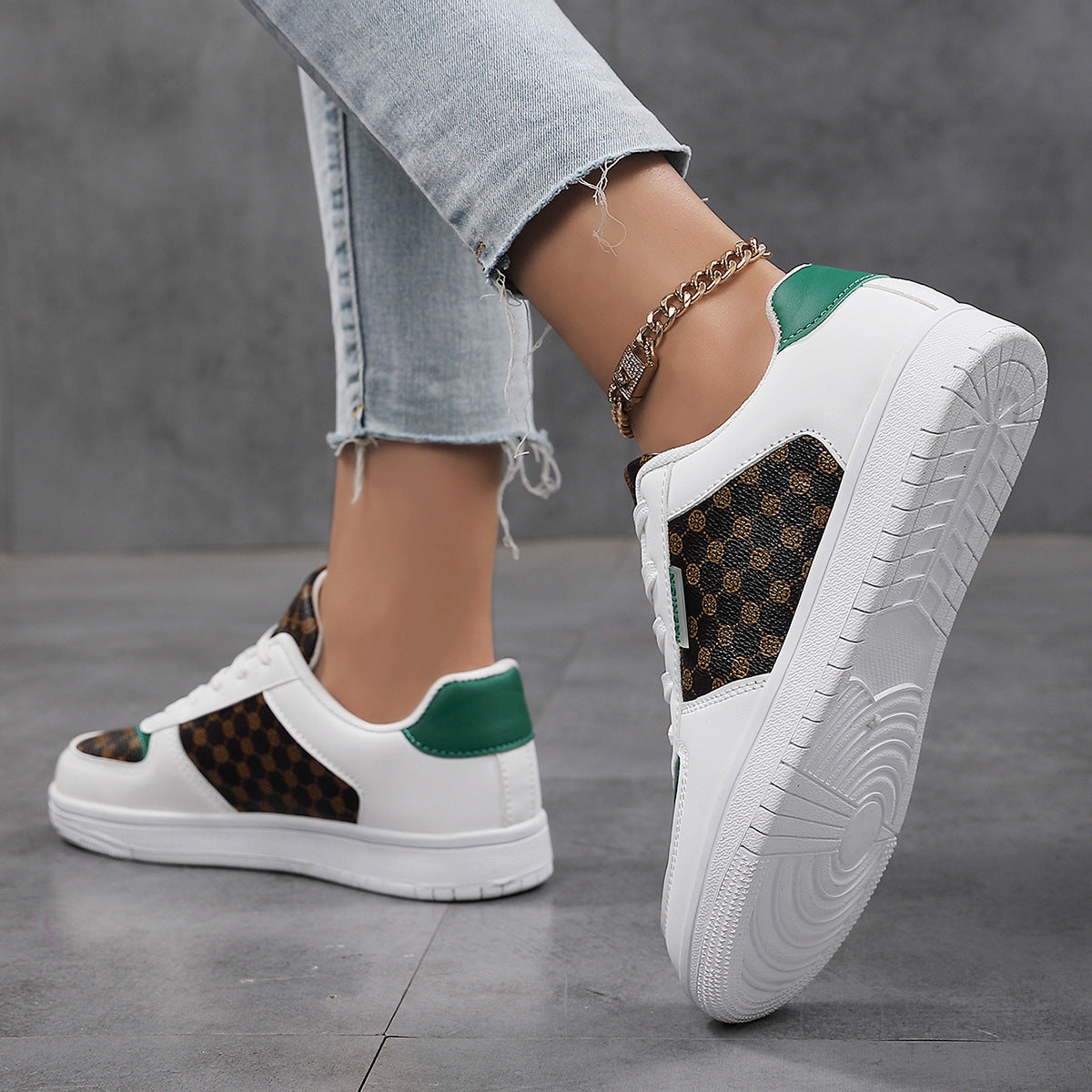 Damen zeitgenössische Mode Sneaker Fudus