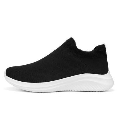 Damen Bequeme Slip-On Strick-Sneaker Fudus