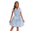 753870 Blau (Oberteil+Rock+Schürze+Schleife)