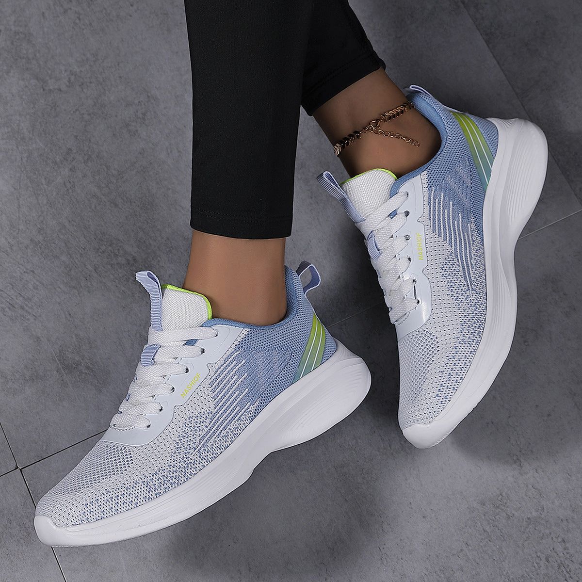 Damen Atmungsaktive Leichte Laufschuhe mit Verbesserter Komfort und Unterstützung Fudus