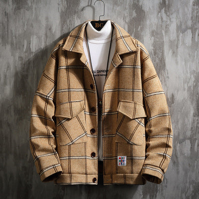 COUTURE™ KAROMUSTER-WOLLJACKE