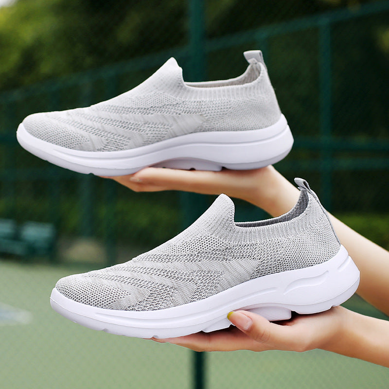 Damen Leichte Slip-On Lauf Sneakers Fudus