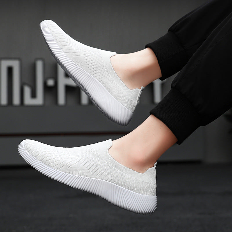 Damen Slip-On Leichte Strick Sneakers Fudus