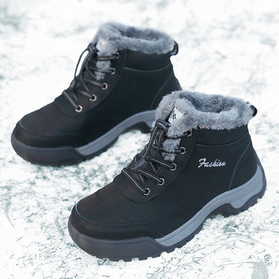 Damen isolierte Winterstiefel mit gemütlichem Kunstfellfutter Fudus