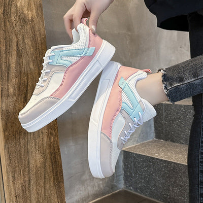 Damen Leichte Athletic Sneakers mit Atmungsaktiver Mesh-Belüftung und Gepolsterter Sohle Fudus