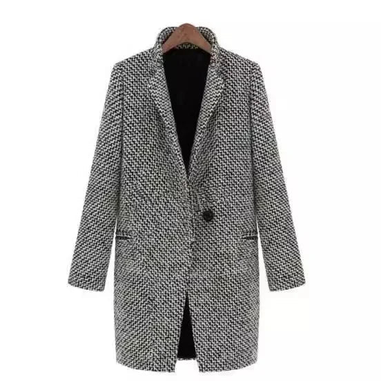 Damen Wintermantel Modern Warm