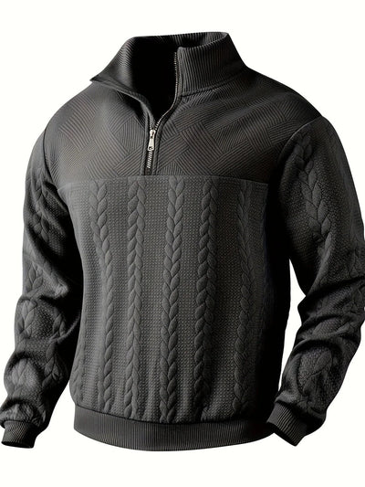 Warmer Herren-Strickpullover aus Wolle für den Winter