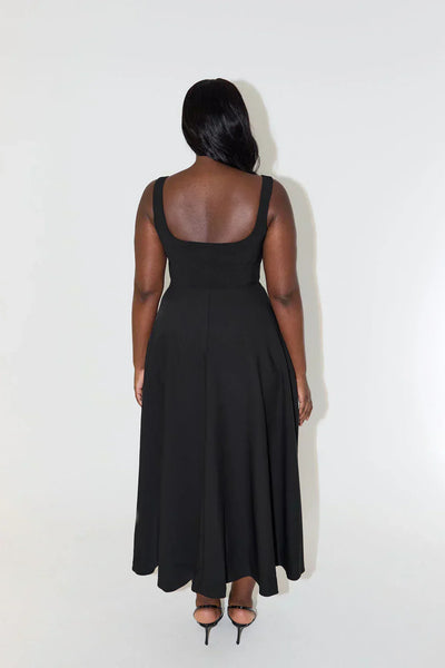 Mirelle™ – Damen Midi Kleid mit Hoher Taille für Stilvollen Komfort