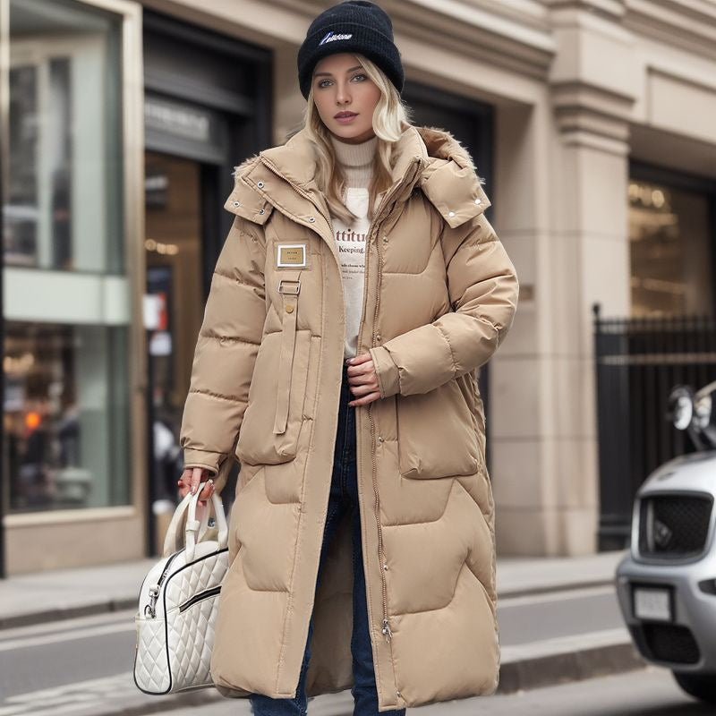 Damen Wintermantel mit abnehmbarer Kapuze - Warm & Wasserdicht