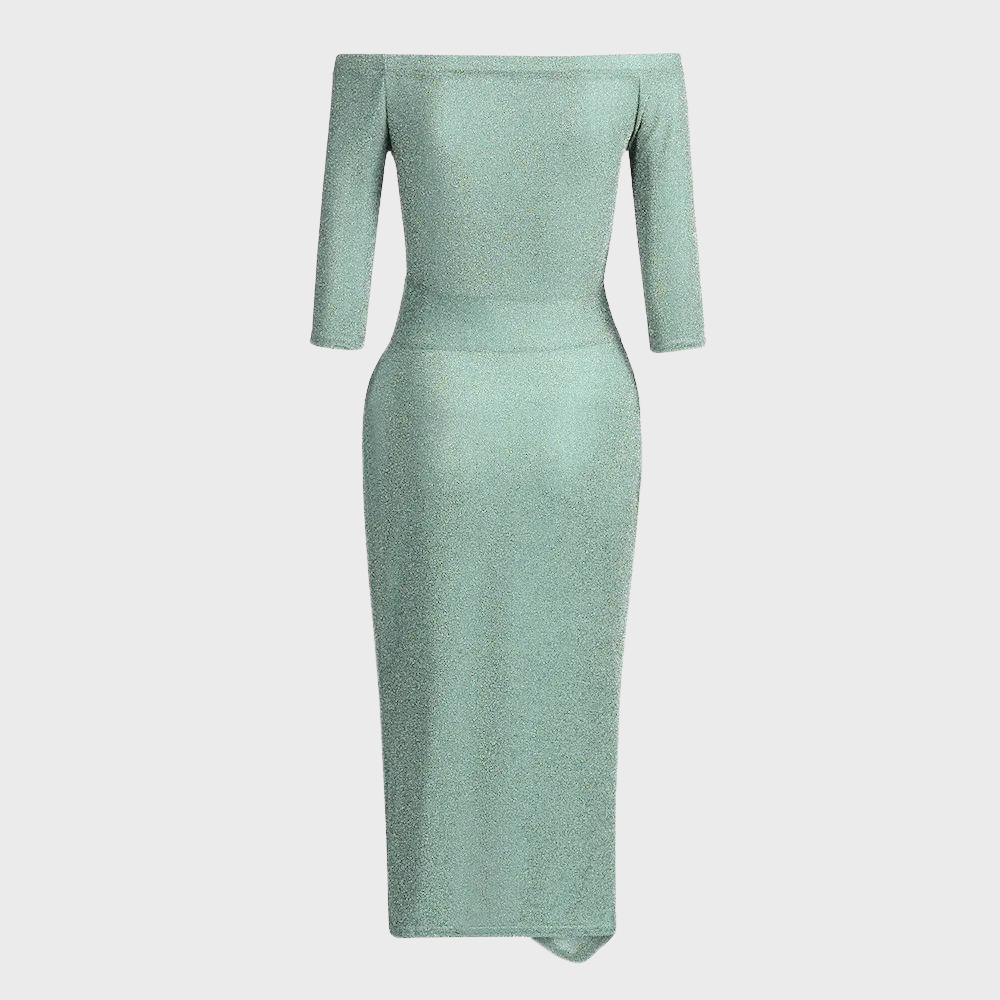 Elegantes Abendkleid für Damen mit langen Ärmeln
