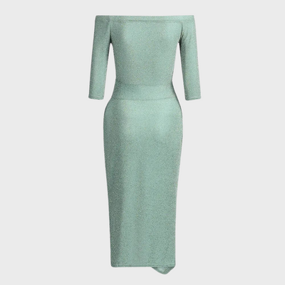 Elegantes Abendkleid für Damen mit langen Ärmeln